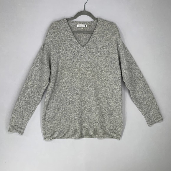 Gian Nazareno Other - Vintage Gian Nazareno Wool Sweater M Gray Mens Vneck